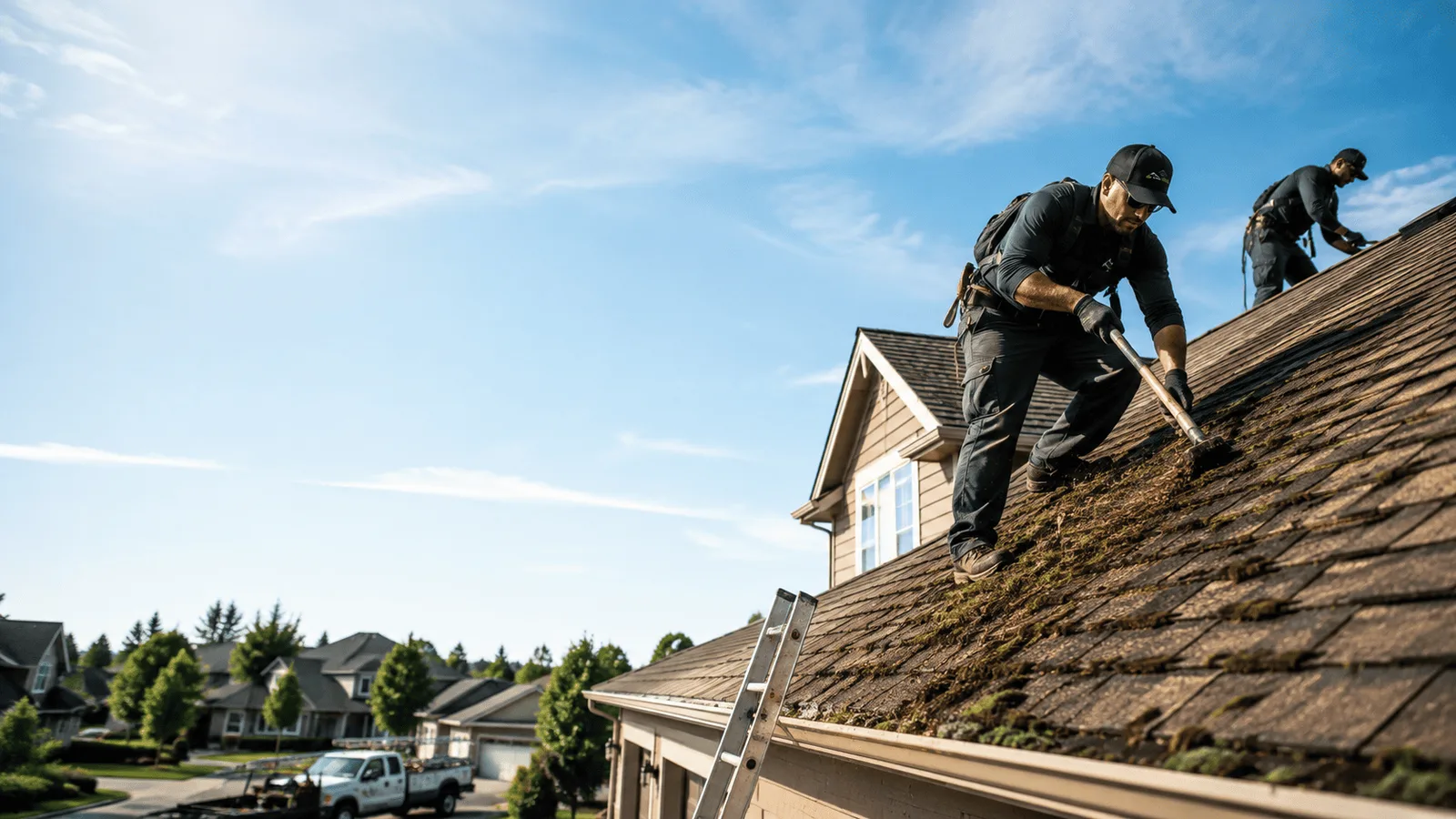 Roof Moss Removal in Leonia, NJ near me